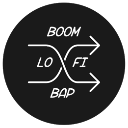 Boom Bap und Lofi Logo rund