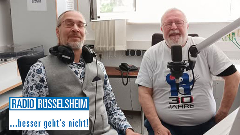 Manfred und Patrick bei Radio Ruesselsheim